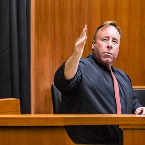 Image similar to Alex Jones desperately reaching for his out of reach phone in the courtroom, (EOS 5DS R, ISO100, f/8, 1/125, 84mm, RAW, sharpen, unblur)