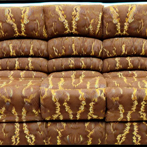 Prompt: infinite fractal pattern made of couches and recliner chairs