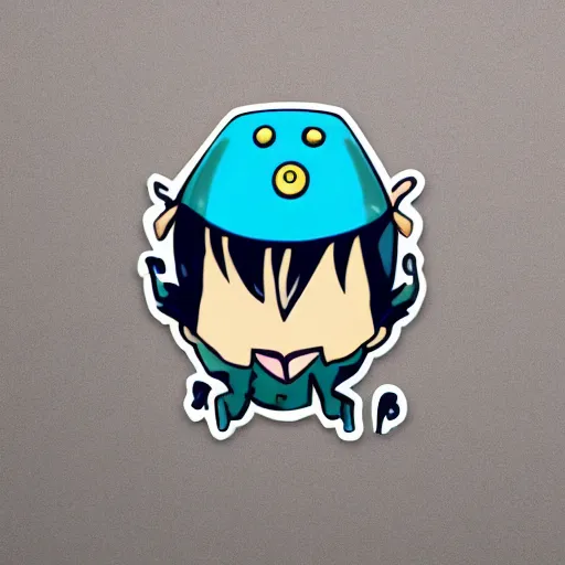 Image similar to cute d & d mimic sticker