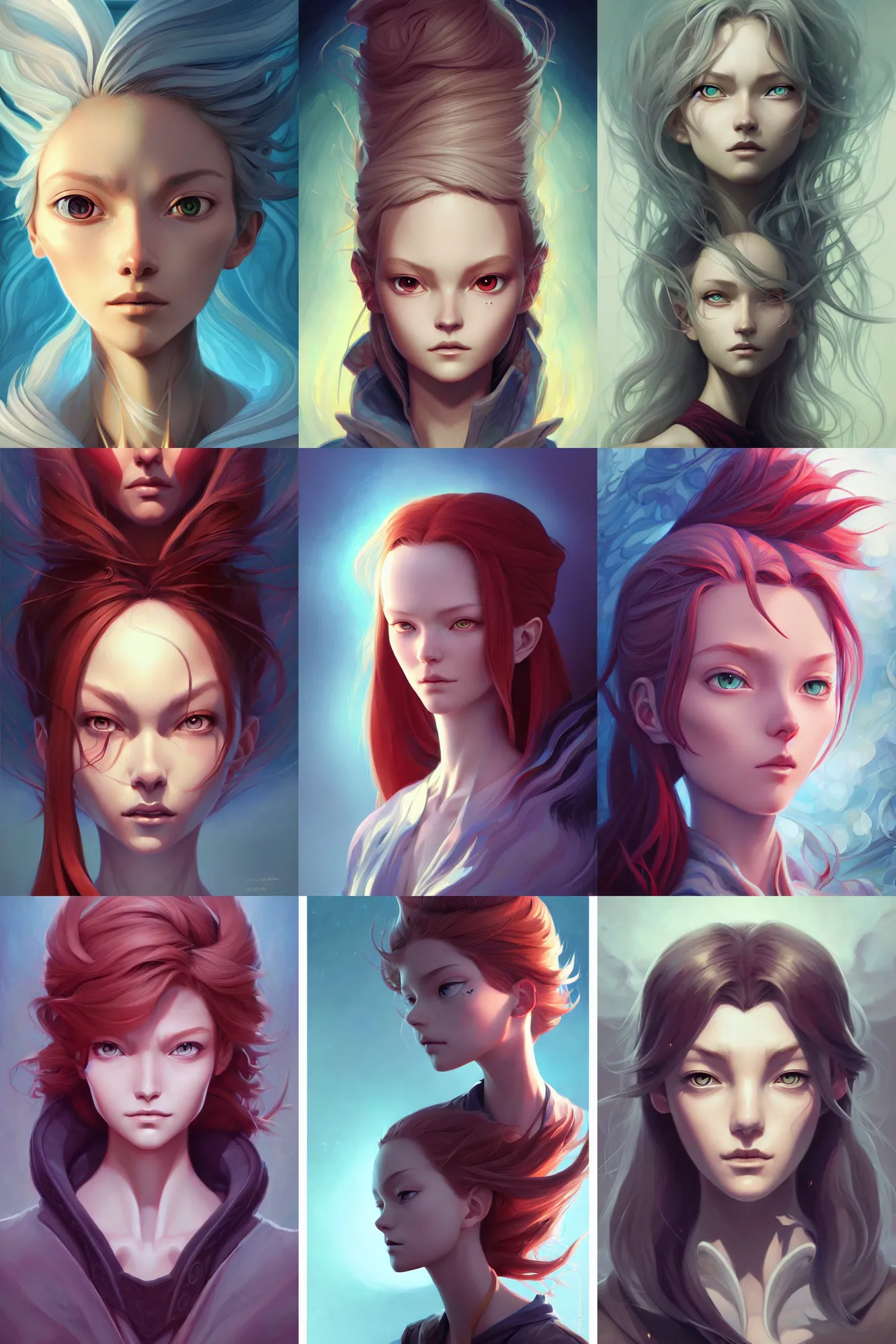 Prompt: Portrait painted in Mobius style drawn by Elena Zhurikhina and Goro Fujita and Charlie Bowater, inspired by Fables, intricate acrylic gouache painting, high detail, sharp high detail, manga and anime 2000