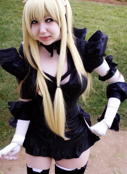 Image similar to misa amane, cosplay