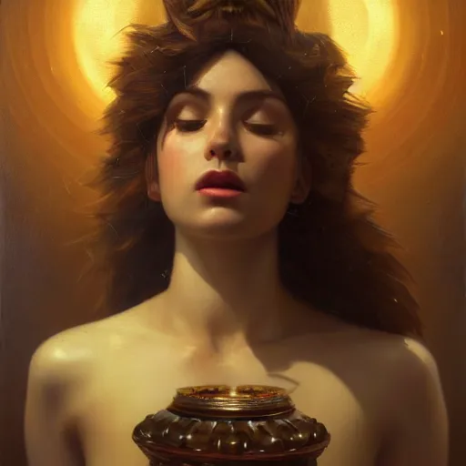 Prompt: highly detailed oil painting | very intricate | cinematic lighting | award - winning | sonic the hedgehog in minecraft | by roberto ferri, by tom bagshaw, by j. c. leyendecker and klimt, beautiful cinematic light, american romanticism, by austin osman spare, artstation, cgsociety, official art, octane