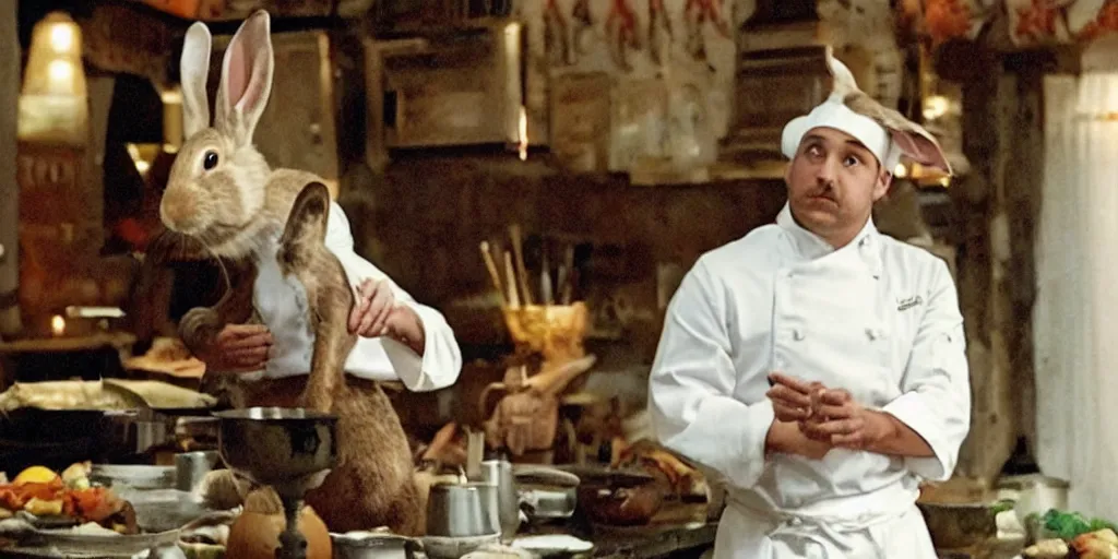 Image similar to a rabbit in the movie chef, screenshot