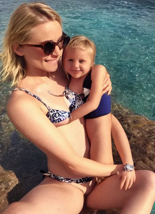 Image similar to pov date with kristen bell sitting on my lap in a bikini