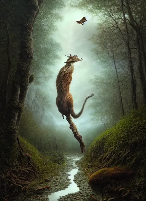 Prompt: a hyper-detailed 3d render like a Oil painting of Nature witnessing itself through all animals, surrealism!!!!! surreal concept art, lifelike, photorealistic, digital painting, aesthetic, smooth, sharp focus, Artstation HD, by Greg Rutkowski, Chris Tulloch McCabe, Valentina Remenar and Asher Duran,