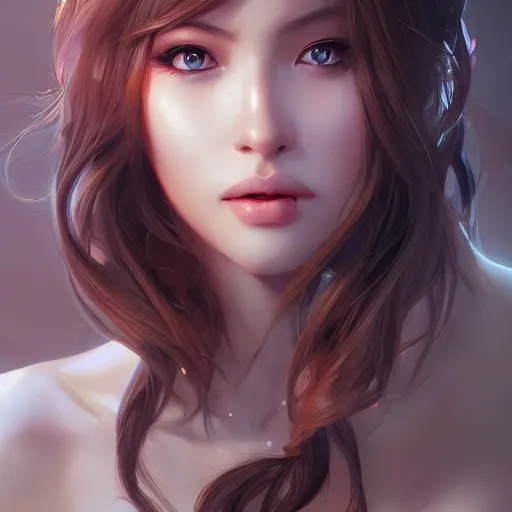 Prompt: a beautiful girl， by Artgerm Lau, hyperdetailed, trending on artstation, trending on deviantart