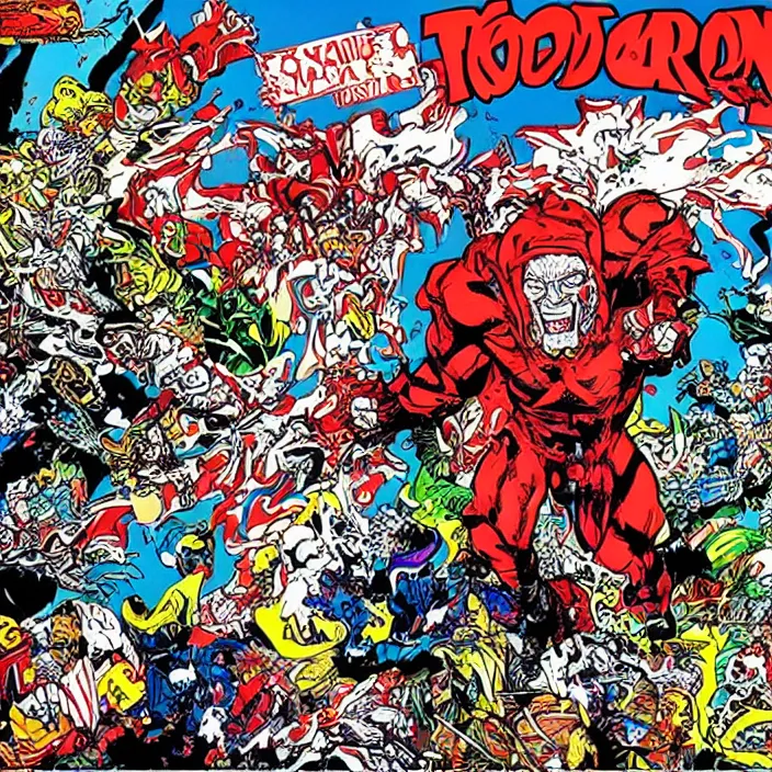 Prompt: art by todd mcfarlane