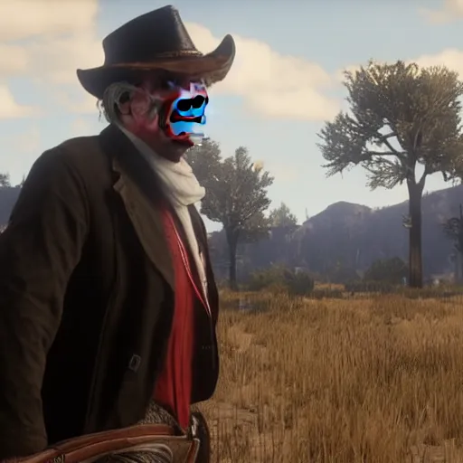 Image similar to Donald Trump in red dead redemption 2 4K quality