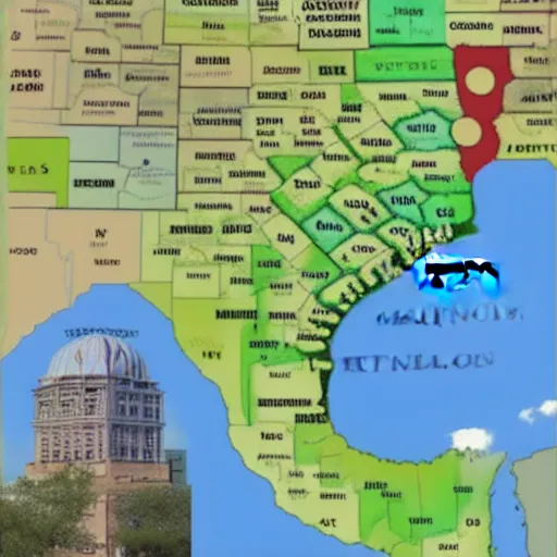 Image similar to map of texas meme,