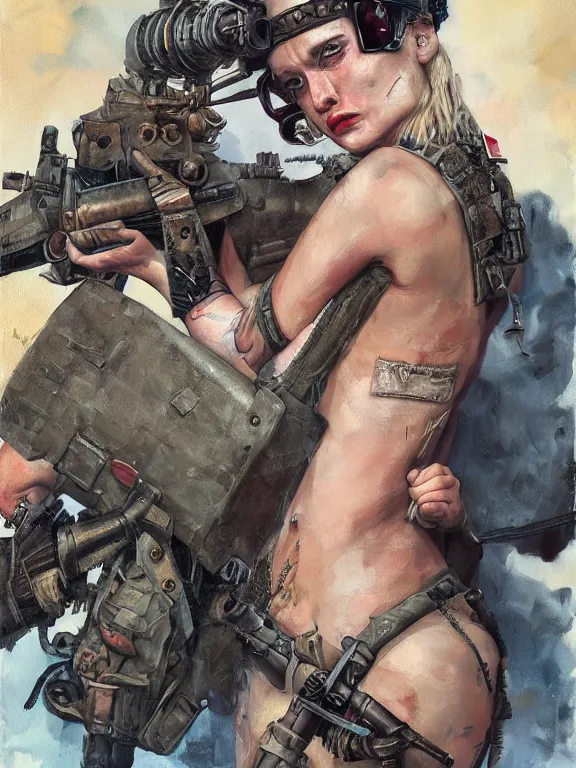 Image similar to Tank girl by iryna yermalova