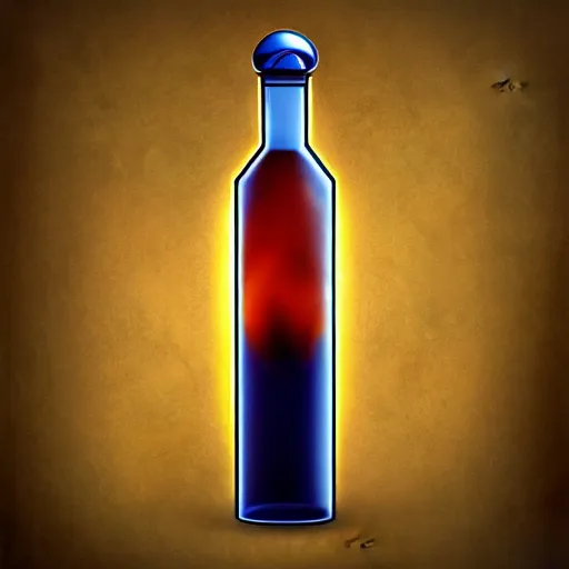 Image similar to tornado in a bottle, digital art, trending on artstation