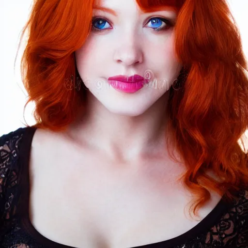 Prompt: close up portrait photo of a real beauty redhead, 8k,