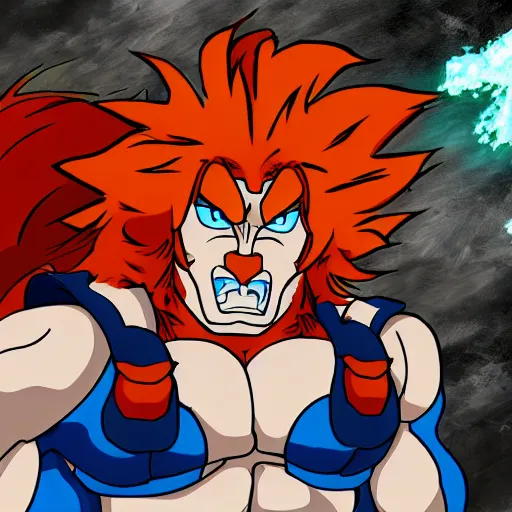 Prompt: Lion-O, lord of the thundercats, pixiv masterpiece