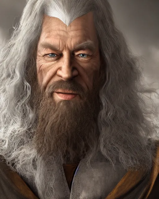 Prompt: jesus christ as gandalf the gray, character art, by various concept artists, redshift render, hyperrealistic face, photorealistic render