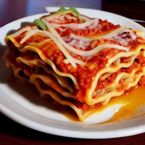 Image similar to lasagna made of sushi