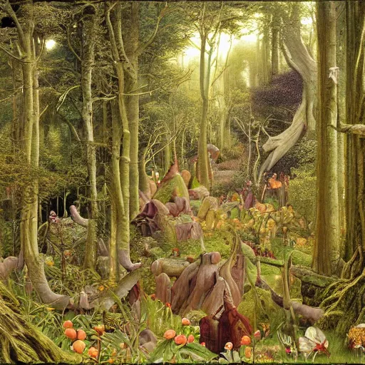 Prompt: The forest by James Christensen