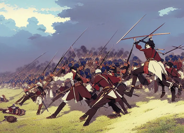 Image similar to battle of balaclava in october 1 8 5 4, finely detailed perfect art, painted by greg rutkowski makoto shinkai takashi takeuchi studio ghibli