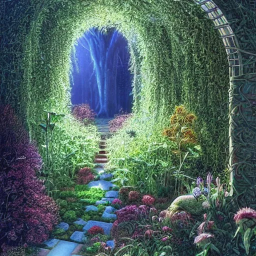 Image similar to secret garden by michael whelan, heaven, ultra realistic, aesthetic, beautiful