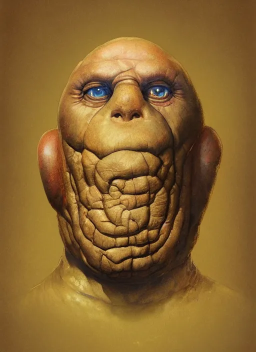 Image similar to full body and head portrait of a sontaran, by lawrence alma-tadema and zdzislaw beksinski and norman rockwell and jack kirby and tom lovell and greg staples, artstation creature art