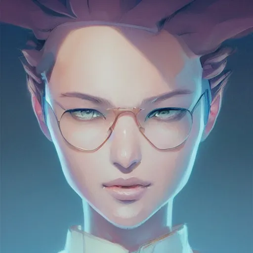 Prompt: Staff, beautiful painting, by rossdraws and greg rutkowski,Noelle Stevenson,ambient style,close up,detailed face