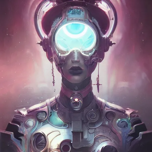 Prompt: portrait of a beautiful cybernetic pythoness, cyberpunk concept art by pete mohrbacher and seb mckinnon and beksinski and josan gonzales, digital art, highly detailed, intricate, sci-fi, sharp focus, Trending on Artstation HQ, deviantart, unreal engine 5, 4K UHD image