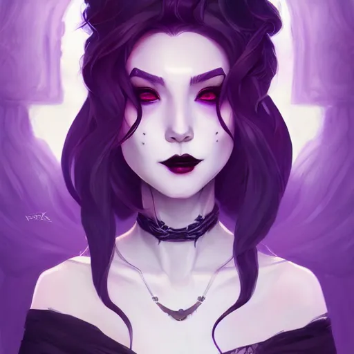 Prompt: a portrait of a beautiful goth, art by lois van baarle and loish and ross tran and rossdraws and sam yang and samdoesarts, digital art, highly detailed, intricate, sharp focus, Trending on Artstation HQ, deviantart, unreal engine 5, 4K UHD image