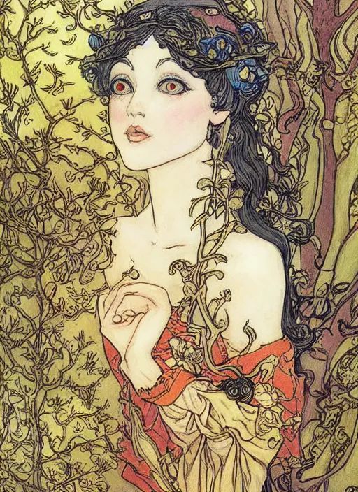 Image similar to a beautiful painting of a fairy princess by rebecca guay