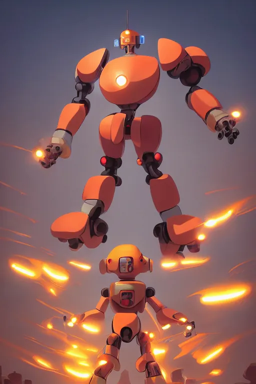 Image similar to metabots medabots medarotto medarot robot minimalist comics, behance hd by jesper ejsing, by rhads, makoto shinkai and lois van baarle, ilya kuvshinov, rossdraws global illumination ray tracing hdr radiating a glowing aura