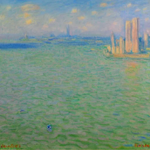 Prompt: Manhattan in the style of Monet