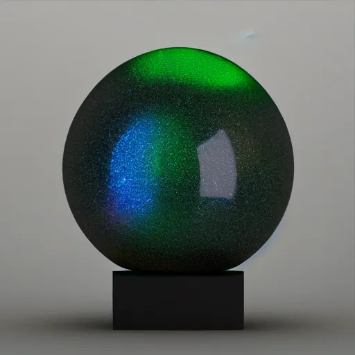 Prompt: luminous internally glowing iridescent stone, realistic, photorealism, 8 k, octane, volumetric lighting