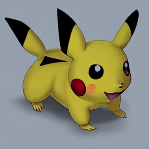 Image similar to if Pikachu real animal, photorealistic