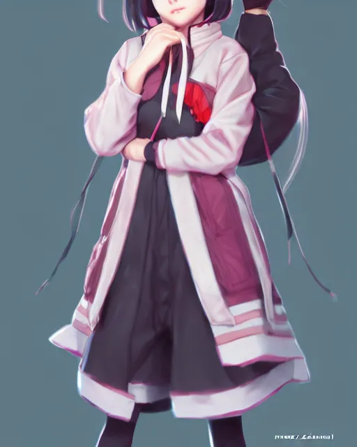 Image similar to character concept art of a nezuko as cute young female | | cute - fine - face, pretty face, key visual, realistic shaded perfect face, fine details by stanley artgerm lau, wlop, rossdraws, james jean, andrei riabovitchev, marc simonetti, and sakimichan, trending on artstation