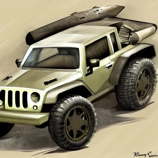 Image similar to concept art jeep inspired by halo razorback product photo studio lighting