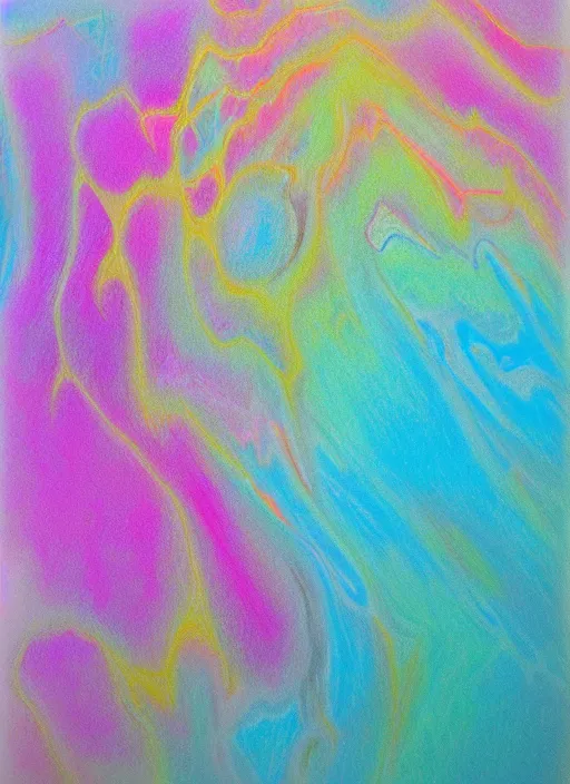 Prompt: pastel drawing of tempered glass art abstract fluid marble euphoria pastel colors