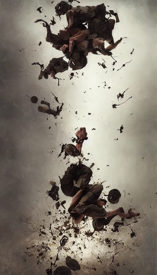 Prompt: life and death mixing together, by jeremy geddes