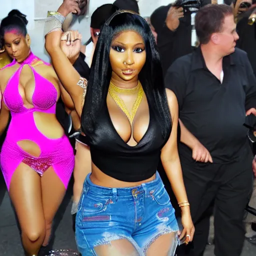 Prompt: Nicki Minaj jiggle,