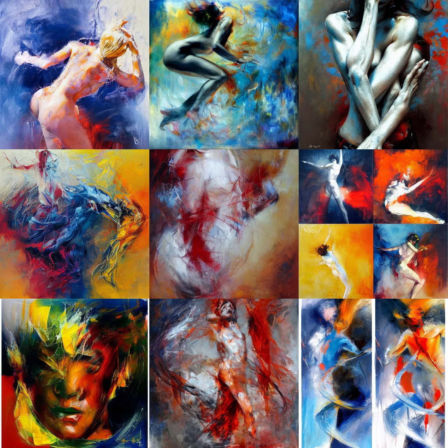 Prompt: gestures composition abstract, magical, realism, by seveso, asencio, baars