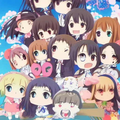 Image similar to portrait of kawaii chibi in the sytle of kyoto animation