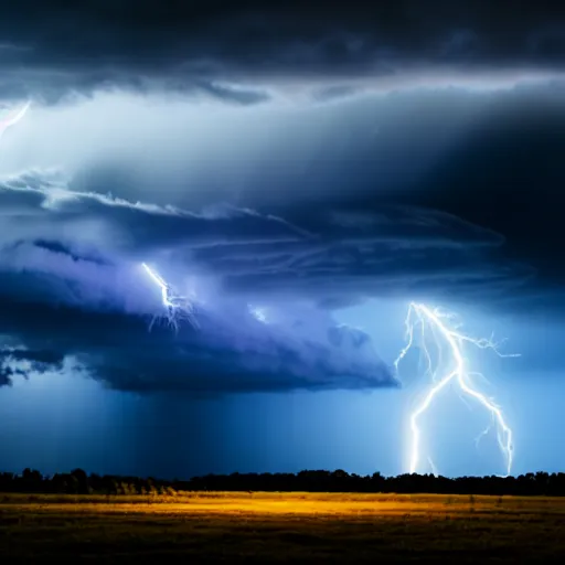 Prompt: landscape beautifully lit clouds, real world lighting, volumetric mist, crepuscular, plasma, storm, cat five hurricane