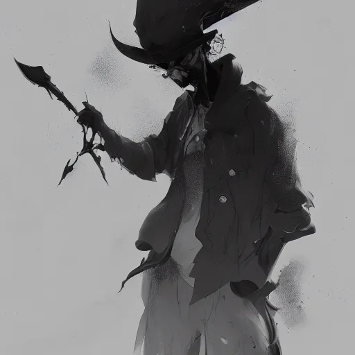 Prompt: a set of men's clothing designs worn by magic wizards, black and white tones, 2 d game art, design by cory loftis, fenghua zhong, ryohei hase, ismail inceoglu and ruan jia. artstation, volumetric light, detailed, photorealistic, fantasy, rendered in octane