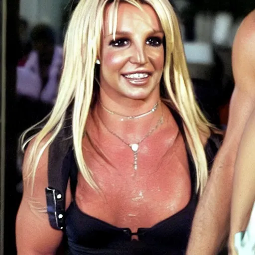 Prompt: britney spears as a man