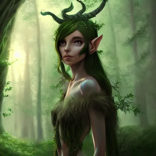 Prompt: a picture of a forest elf, high fantasy, elegant, epic, detailed, intricate, digital painting, concept art, realistic, smooth, focus, rim light,