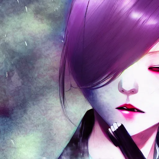 Image similar to heroine, beautiful, sui ishida art manga, hyperrealistic, highly detailed, a real photographic, digital art, digital art, 8 k, character, realistic, portrait