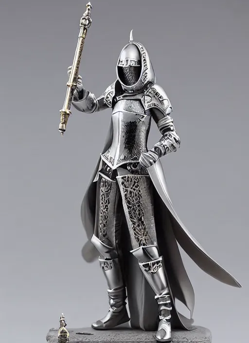 Image similar to 80mm, resin detailed model figure of Alchemy Imperial Princess knight gothic silver