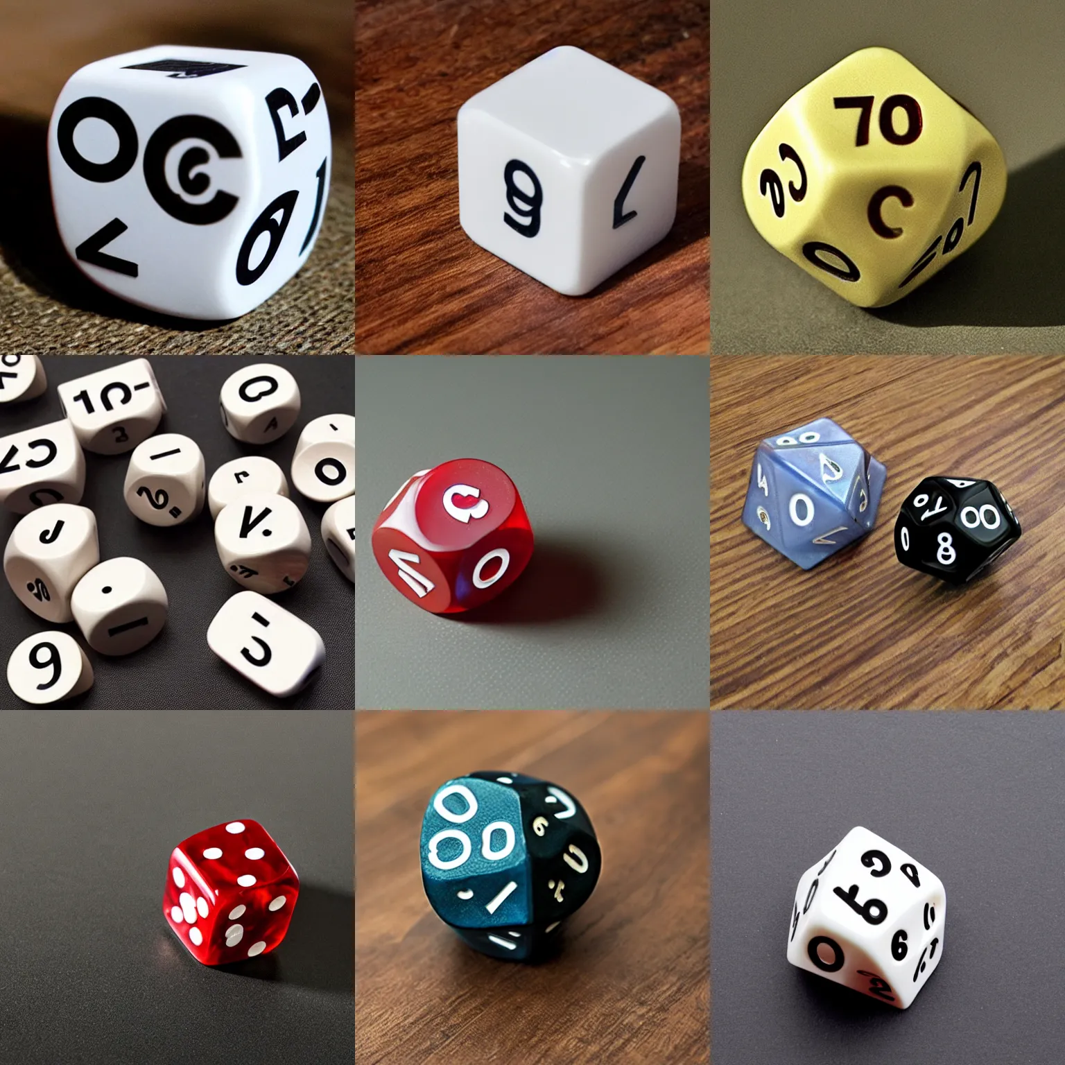 Prompt: a 1-sided dice