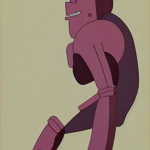 Image similar to laughing man, ghost in the shell, anime, by will barnet, trending on deviantart