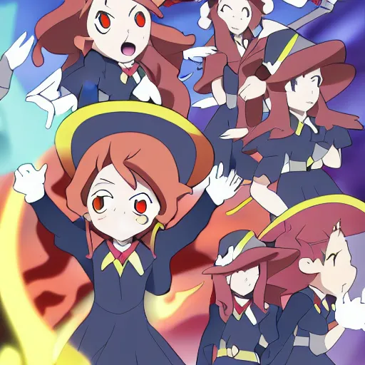 Prompt: little witch academia