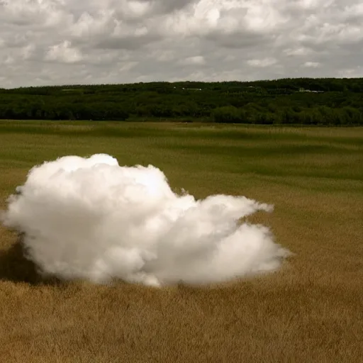 Prompt: a friendly cloud