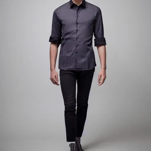 Prompt: a modern shirt that emulates the look of the Romans