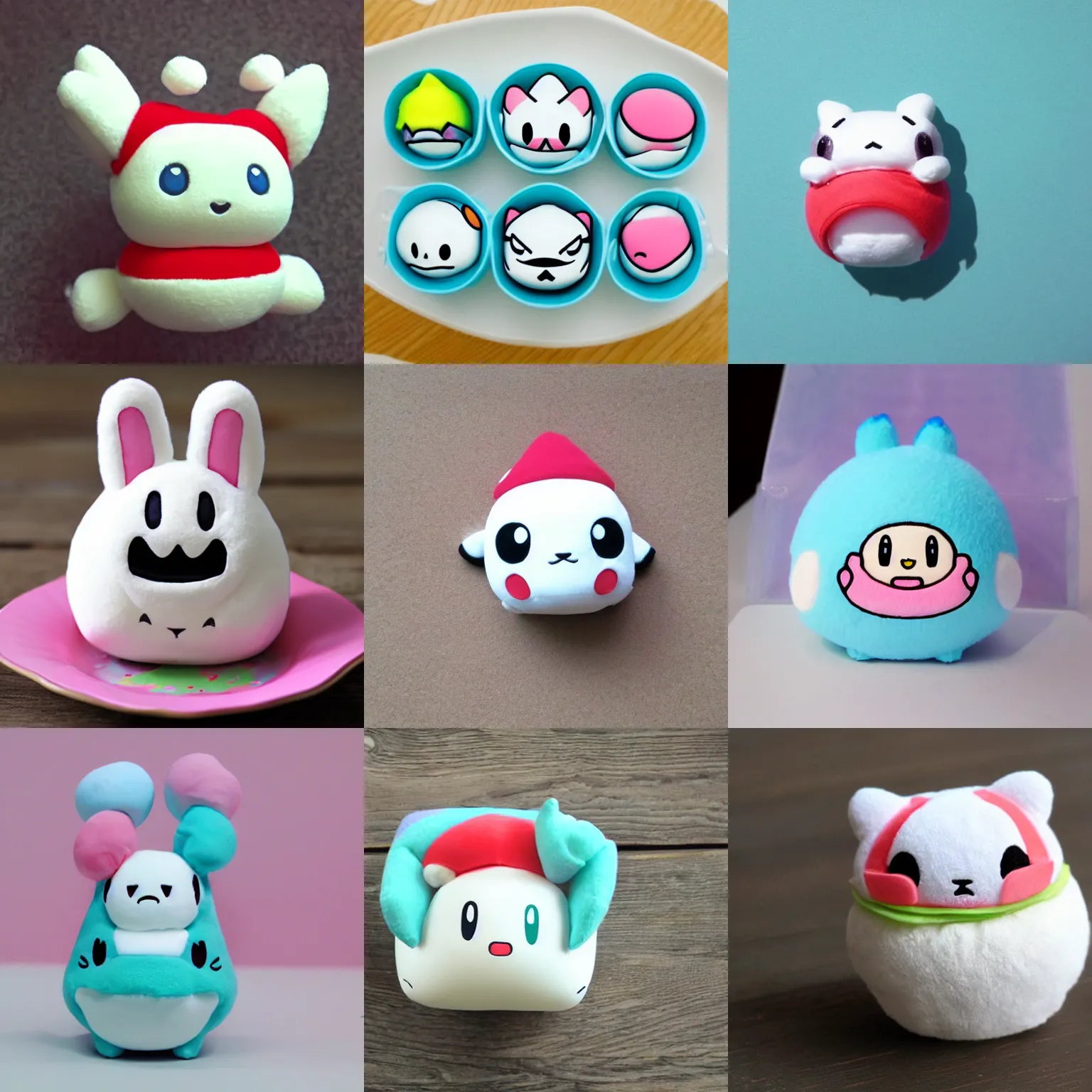 Prompt: cute adorable squishmallow by Sanrio, Pokémon episode